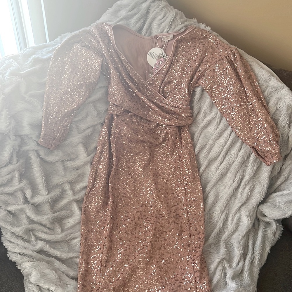 Rose Gold Sequin dress